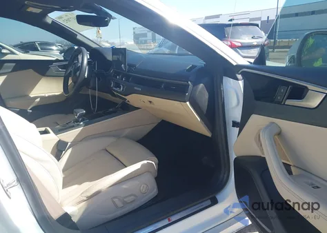 2021 Audi A5 Sportback Premium Plus 45 Tfsi Quattro S Tronic z USA, uszkodzony, nr VIN WAUFACF53MA027010